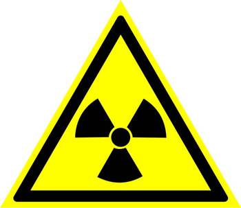 W05 опасно! радиоактивные вещества или ионизирующее излучение (пластик, сторона 200 мм) - Знаки безопасности - Предупреждающие знаки - Магазин Охраны Труда fullBUILD